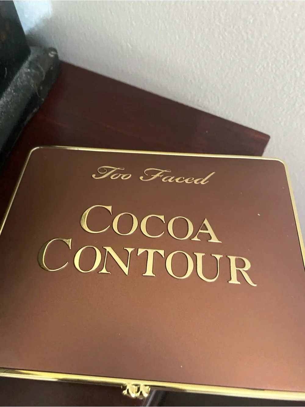 Too Faced Cocoa Contour Palette - Brown with Gold Lettering new in the box